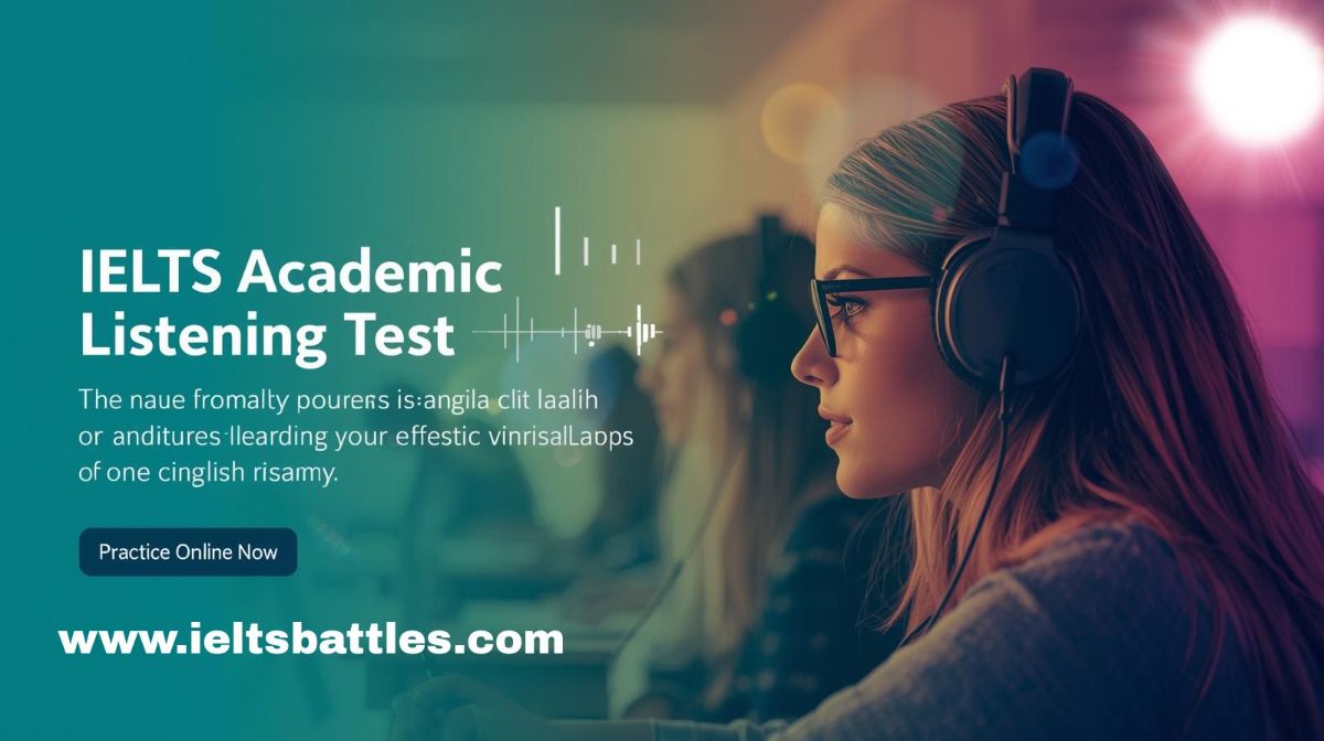 IELTS Academic Listening Mock Test Audio Player - Authentic exam practice with playback controls