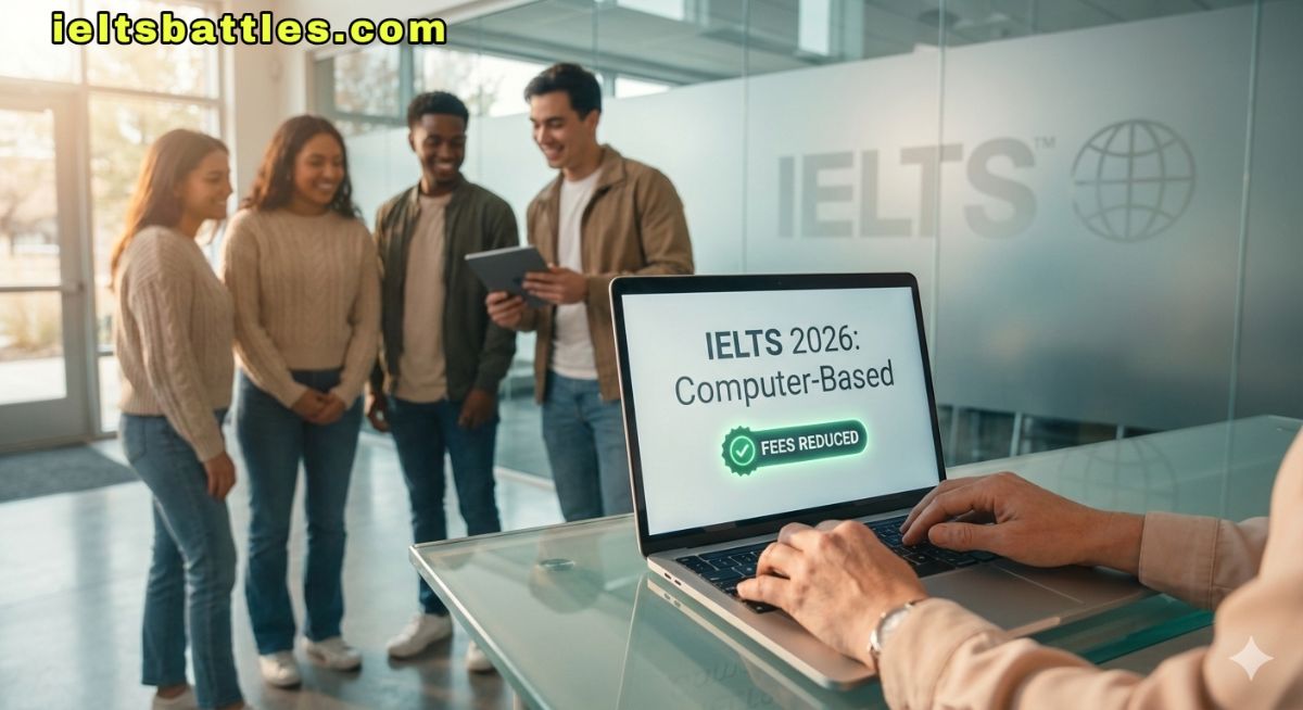 IELTS 2026 computer-based testing and fee reduction announcement