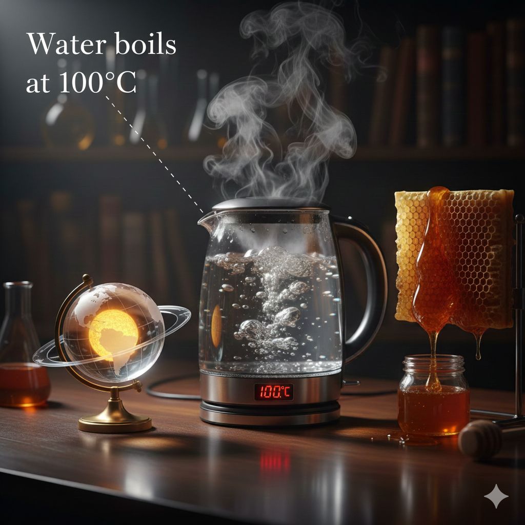 General facts and universal truths: Water boils at 100°C, The sun rises in the east, Bees make honey