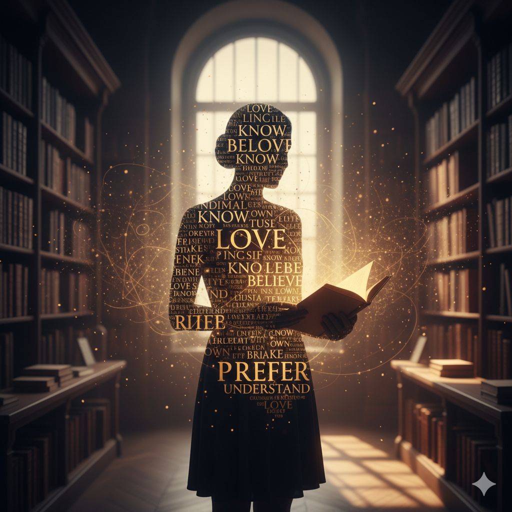 Stative verbs for permanent states: love, hate, know, believe, own, understand, prefer