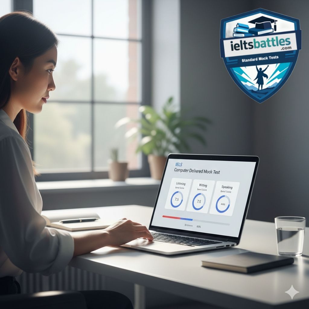 IELTS computer-delivered mock test pricing and practice exams
